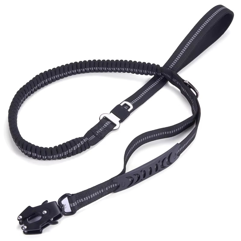 Tactical 4-in-1 Heavy Duty Bungee Dog Leash.