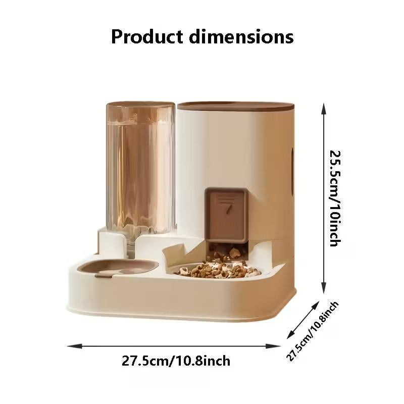 Smart 2-in-1 Automatic Pet Feeding Station with Gravity Flow