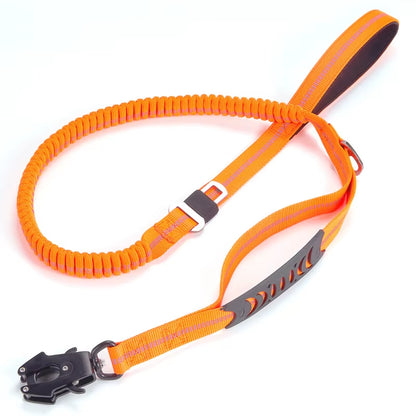Tactical 4-in-1 Heavy Duty Bungee Dog Leash.