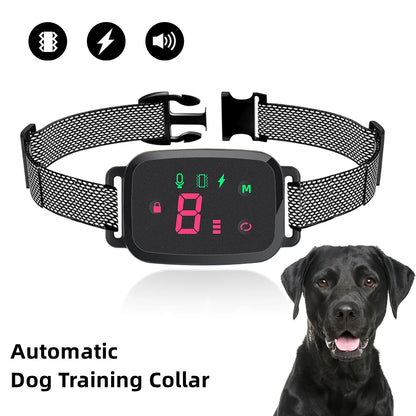 Smart Automatic Anti-Bark Collar with HD Display.