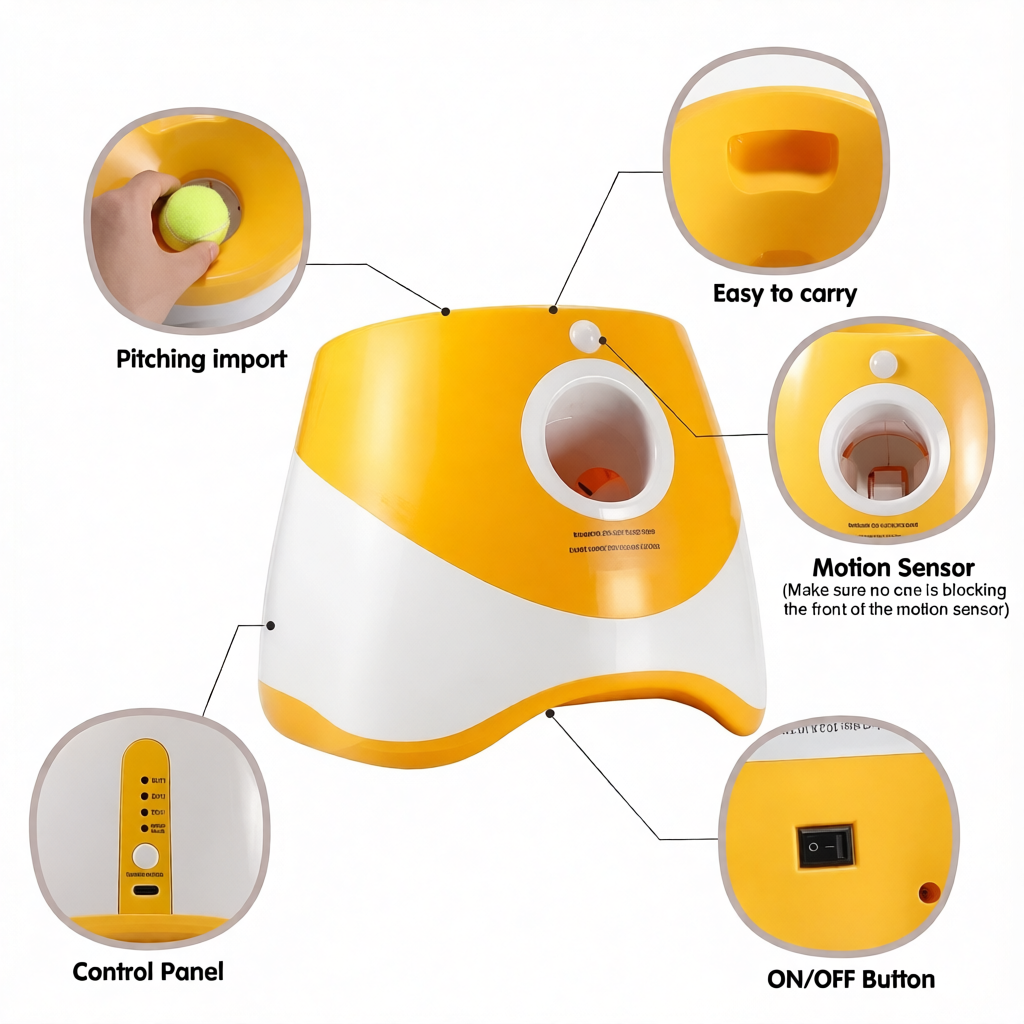 Smart Dog Ball Launcher - Indoor / Outdoor