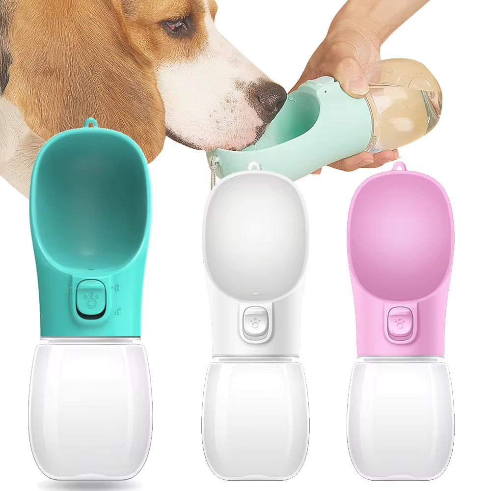 Portable Leakproof Dog Water Bottle for Hiking & Travel