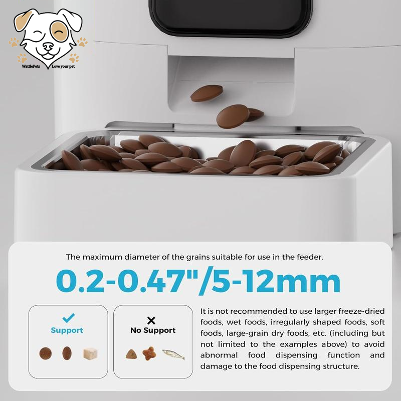 Smart Automatic Cat Food Dispenser – Alexa Compatible & HD App Control