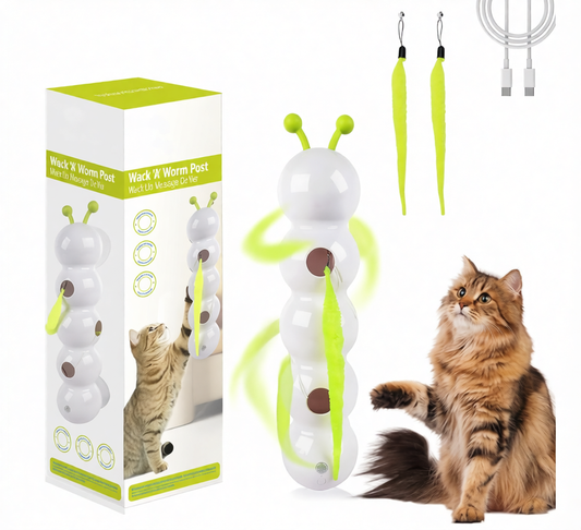 Smart Self-Moving Caterpillar Toy for Cats